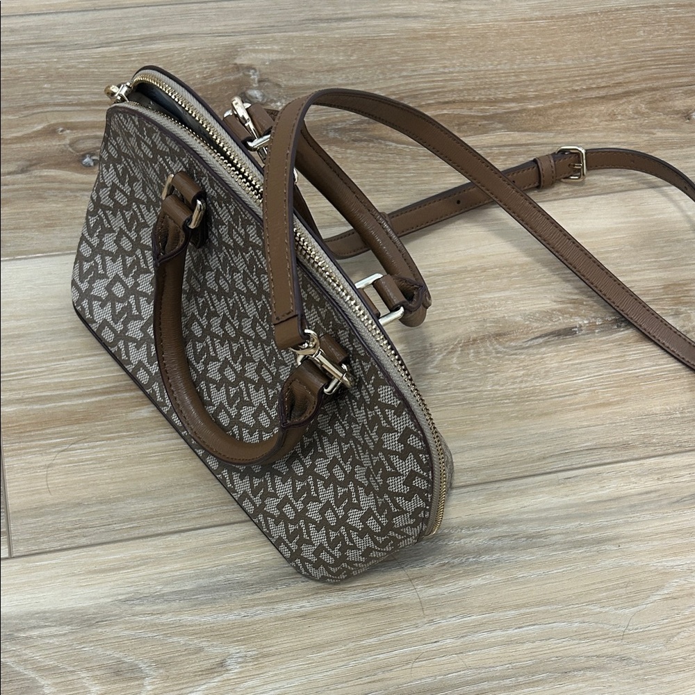 DKNY Brown Patterned Crossbody Bag - Picture 5 of 5